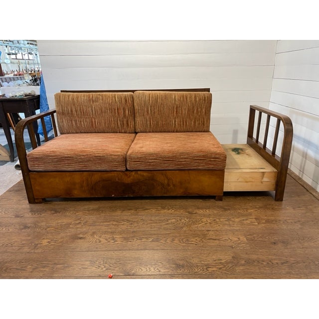 Vintage Daybed by Jidrich Halabala For Sale - Image 4 of 11