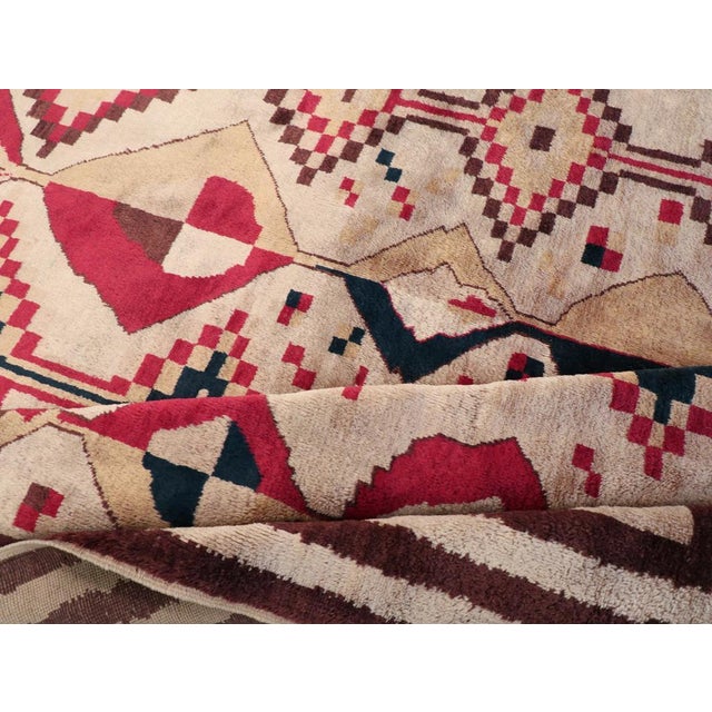 Textile Galerie Shabab Collection Mid-20th Century Turkish Anatolian Tribal Accent Rug For Sale - Image 7 of 8
