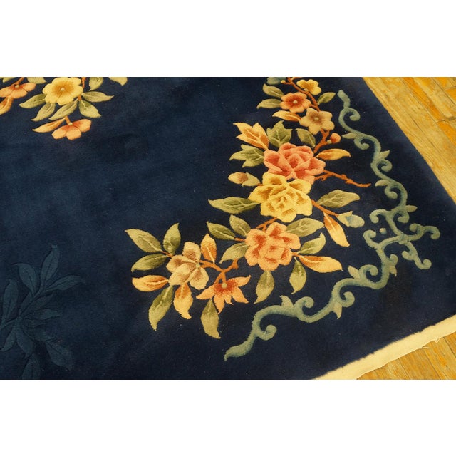 Textile 1930s Chinese Art Deco Carpet For Sale - Image 7 of 12