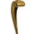 Brass 1960s (4pc) Hollywood Regency Brass Caryatid Candleholders For Sale - Image 8 of 12