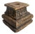 Antique Indian Column Base Candle Stand For Sale