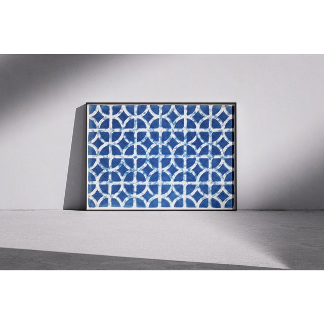 Details: + Title: Blurry Wall + Year: 2026 + Medium: Cyanotype on Watercolor Paper + Stamped and Certificate of...