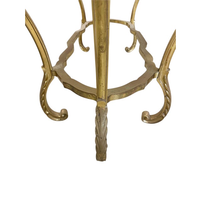 Two Large Hollywood Regency Italian Glass and Brass Coffee Tables For Sale - Image 10 of 18