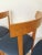 Vintage Italian Dining Chairs with Blue Fabric Seats from Calligaris, 1990s, Set of 4 For Sale - Image 4 of 18
