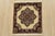 Farmhouse Sarouk Rug 1’6” X 1’9” Ivory Wool Vintage Traditional Hand-Knotted Carpet For Sale - Image 3 of 5