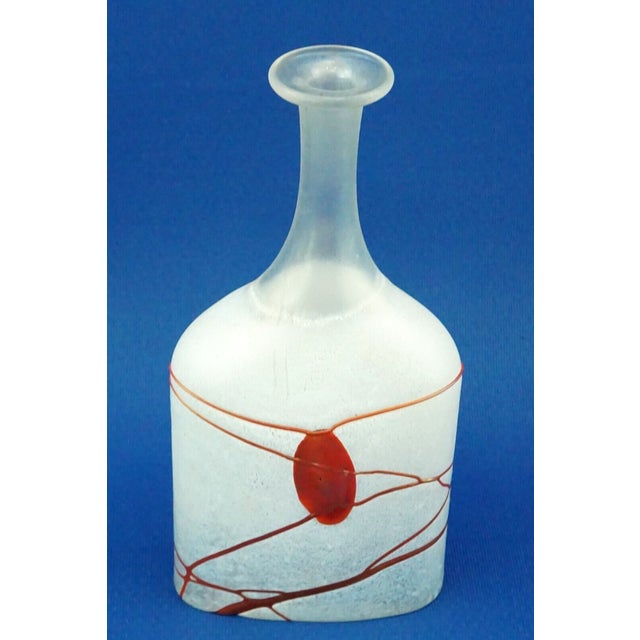 20th Century Scandinavian Glass Bottle Vase from Kosta Boda Bertil Vallien, Sweden, 1930s For Sale - Image 9 of 18