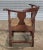 Late 20th Century Kittinger Colonial Williamsburg Mahogany Corner Chair Leather Seat Cw 136 For Sale - Image 9 of 10