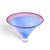 Mid 20th Century Philip Baldwin & Monica Guggisberg Mid Century Blue Art Glass Vase For Sale - Image 5 of 6