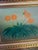 Mid-Century Painting of Daisies in Deep Saffron and Emerald Green For Sale - Image 4 of 7