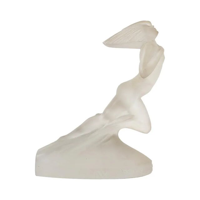 Glass Côte d'Azur Pullman Express Statuette by René Lalique, 1929 For Sale - Image 7 of 7