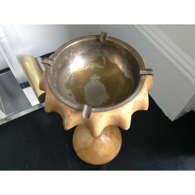 1940s Vintage Goatskin Ashtray by Aldo Tura For Sale - Image 5 of 11
