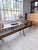 1950s Trestle Farm Table and Benches, 1950s, Set of 3 For Sale - Image 5 of 18
