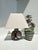 Vintage Ceramic Table Lamp with Circular Decoration and Swivel Lampshade, Germany, 1960s For Sale - Image 18 of 18