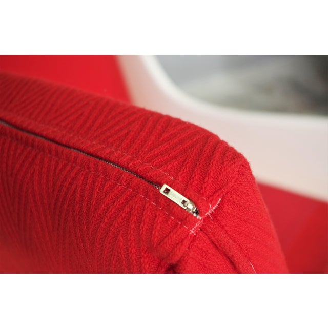 1970s Set of Red Armchairs, 1970 For Sale - Image 5 of 18