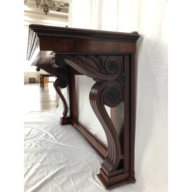 19th Century Regency Period Mahogany Console Table For Sale - Image 4 of 10