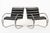 Mid-Century Modern Mid Century Mr Black Leather Arm Chairs by Mies Van Der Rohe for Knoll For Sale - Image 3 of 15