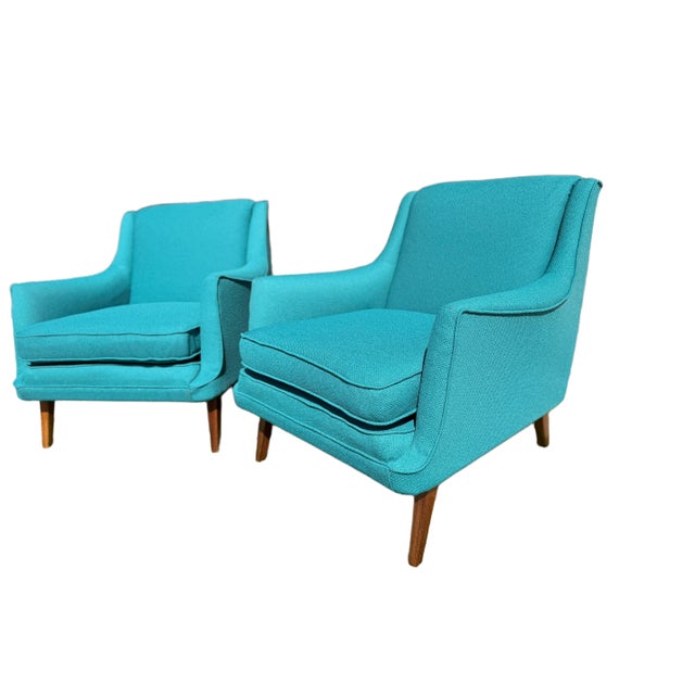 Mid-Century Modern Armchairs - Pair - Restored For Sale - Image 10 of 18