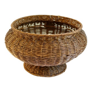 Resin Wicker Woven Bowl For Sale