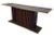Vintage; 1910-50's; Trouvailles Art Deco, step-tiered, heavy and solid monumental long console, with original, fluted,...