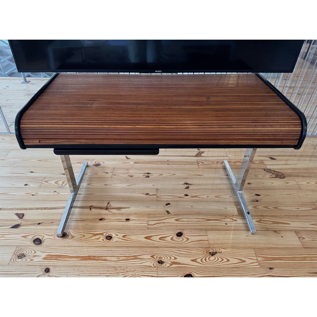 Herman Miller 1980s George Nelson Action Office Roll Top Desk For Sale - Image 4 of 11