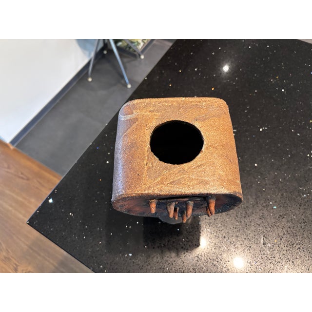Brutalist Vase from Gisbert & Barbara Haberland, Berlin, 1960 For Sale - Image 9 of 12