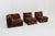 Vintage Brown Velvet Modular Sofa, Italy, 1970s, Set of 5 For Sale - Image 10 of 13