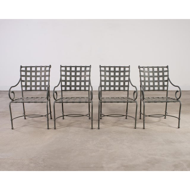 Labeled Brown Jordan Florentine Garden Set by Richard Frinier For Sale - Image 9 of 17