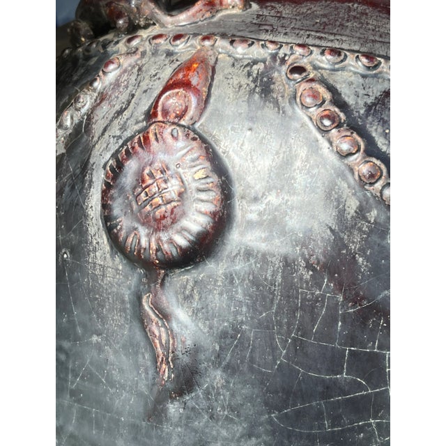 Chinese Song Dynasty Cizhou Black and Brown Glazed Stoneware Grain Jar For Sale - Image 4 of 11