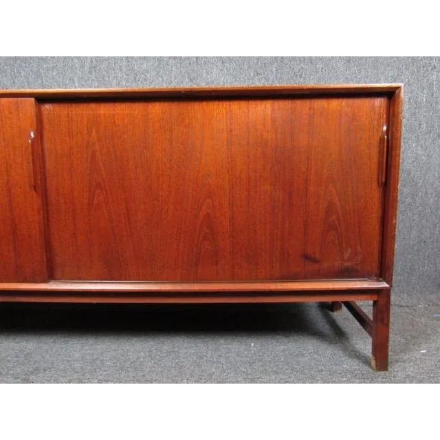 Mid 20th Century Large Mid-Century Modern Credenza For Sale - Image 5 of 10