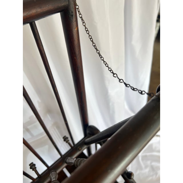 Late 19th Century Late 19th Century Victorian Stick and Ball Three-Tier Magazine Stand. For Sale - Image 5 of 11
