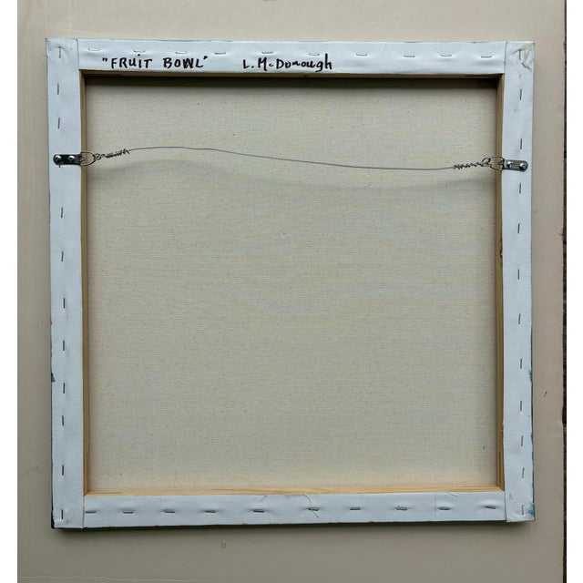 “Fruit Bowl” Original Contemporary Acrylic Still Life Painting by Linda McDonough For Sale - Image 11 of 12