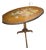1950s Tilt Top Hand Painted Table For Sale