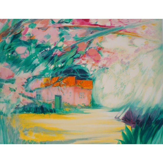Claude HEMERET (1929) The Artist's House Original color lithograph Signed in pencil Marked as Artist's Proof (EA) On wove...
