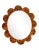 Contemporary Fleur Home x Chairish Iris Oval Mirror in Tortoise Print Finish, 48x42 For Sale - Image 3 of 3