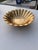 Mid-Century Modern 1970s Brass Daisy Footed Catchall For Sale - Image 3 of 6