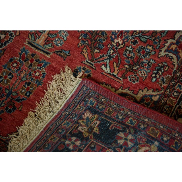 Old New House Vintage Sarouk Rug - 4'4" x 6'10" For Sale - Image 4 of 12