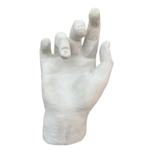 Late 20th Century Large French Neoclassical Style Plaster Hand Sculpture