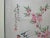 Chinese Cherry Flower Blossoms & 2 Birds on Branches Framed Painting on Cloth For Sale - Image 4 of 6