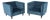 Stuart Scott Tufted Tux Club Chairs in Velvet For Sale