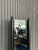 Full-Length Steel Mirror, Italy, 1980s For Sale - Image 3 of 12