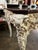Early 20th Century Vintage French Louis XV Rococo Style Carved & Painted Console Accent Table For Sale - Image 5 of 11