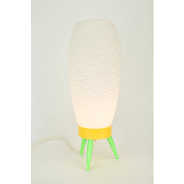 1950s Rare Atomic Age Beehive Table Light For Sale - Image 6 of 9
