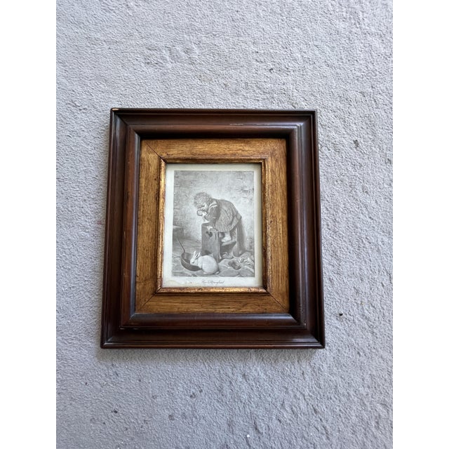 Hermann Kaulbach, Ein Störenfried, Late 19th Century, Screenprint, Framed For Sale - Image 10 of 10