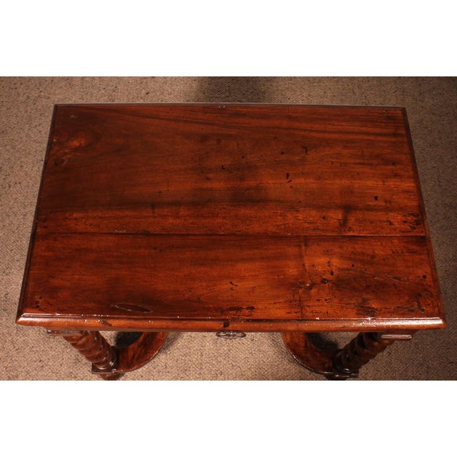 Louis XIII Side Table in Walnut, 17th Century For Sale - Image 6 of 13