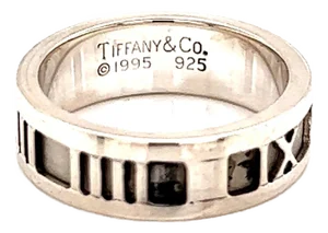 1990s Tiffany & Co Estate Sterling Silver Ring Size 5.25