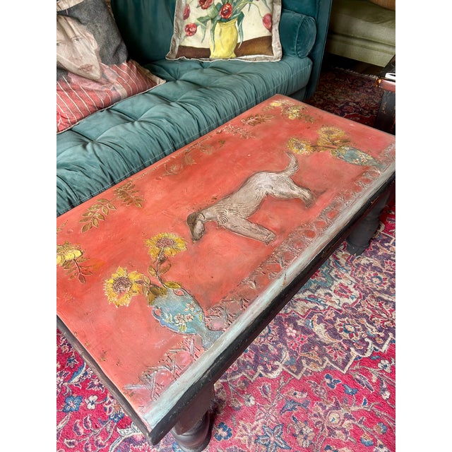 Vintage Painted Coffee Table, 1970s For Sale - Image 9 of 11
