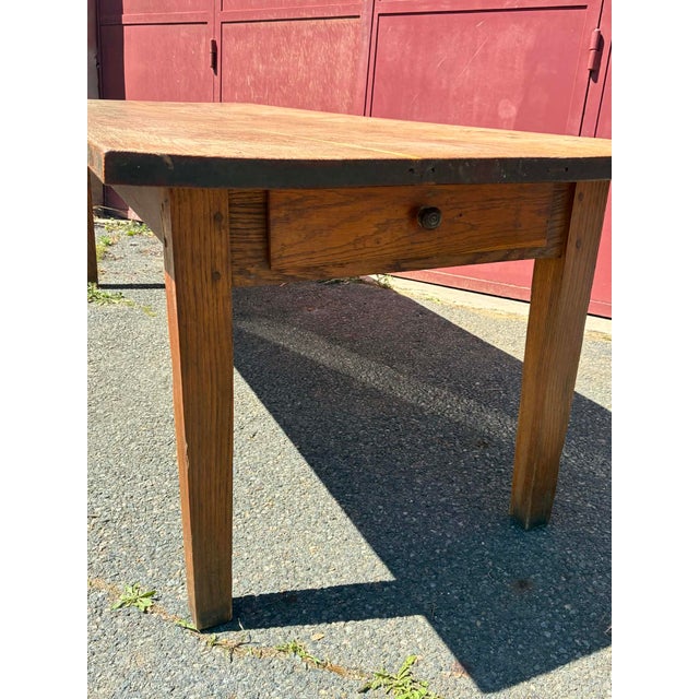 1950s Oak Dining Table, 1950s For Sale - Image 5 of 7