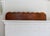 Folk Art Scalloped Wooden Shelf With Bow Brackets For Sale - Image 4 of 11