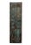 Mid-Century Modern Vintage Green Carved Wooden Door Floral Rustic Modern Pantry Door 80x26 For Sale - Image 3 of 3