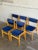 Mid 20th Century Mid 20th Century Set of 5 Danish Modern Dining Chairs in the Style of Erik Buch For Sale - Image 5 of 11